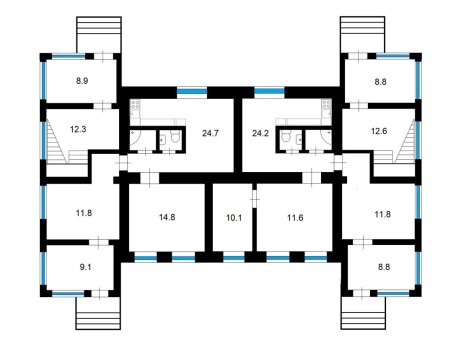 Дом 440м², участок 23,2 сот.